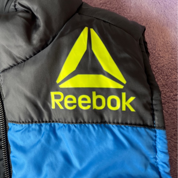 Reebok Children Puffy Vest  Size 3T Blue & Black - Picture 2 of 5